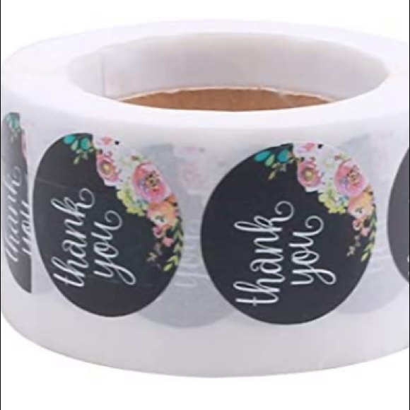 (500) Thank You Stickers - Picture 2 of 6